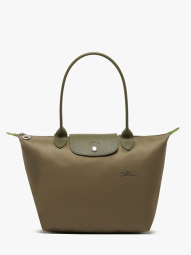 Longchamp Le pliage green Schoudertas Bruin